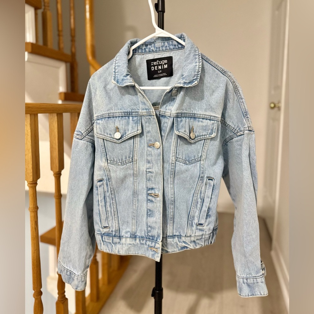 Refuge Denim Jacket/ size small - Picture 1 of 6
